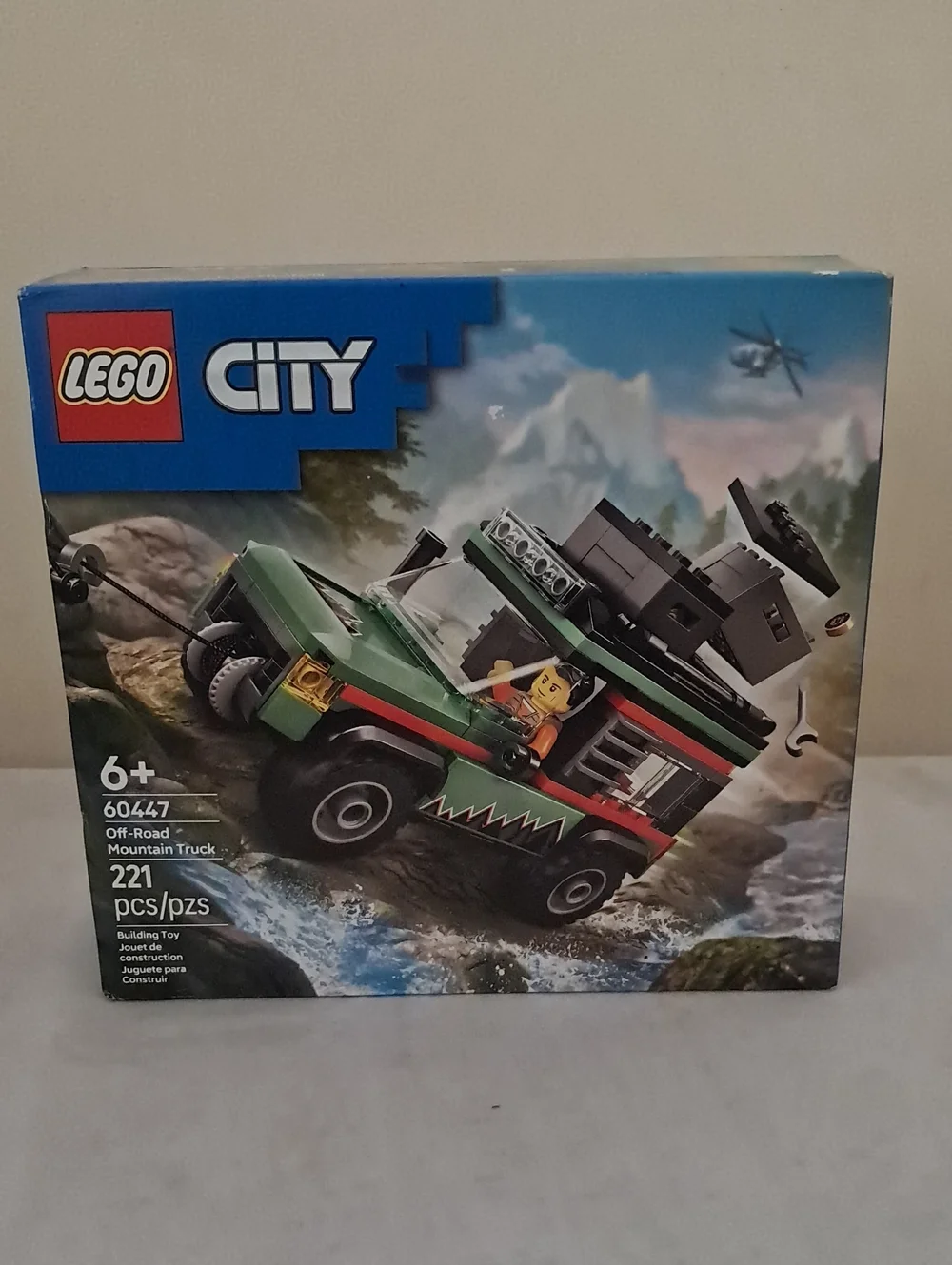 Lego City Green and Black Off-Road Mountain Truck Building Set